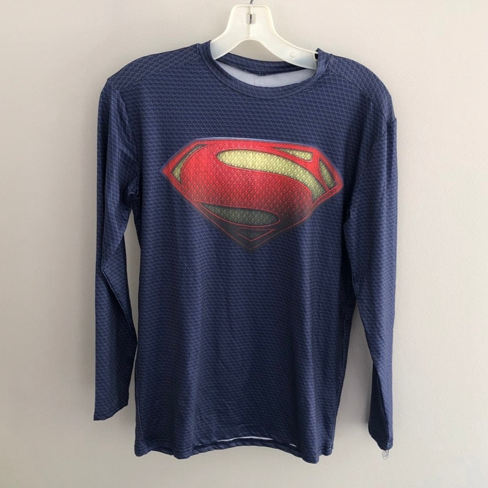 Kids Superman Long Sleeve T-Shirt XL
